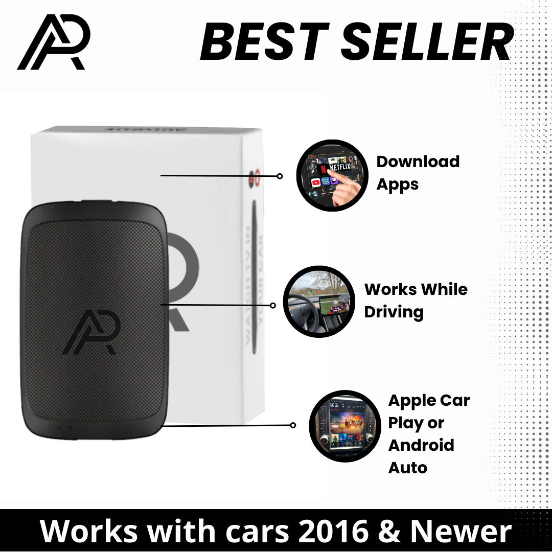 THE DRIVEPLEX PRO - WIRELESS CARPLAY & ANDROID AUTO ADAPTER, YOUTUBE & NETFLIX